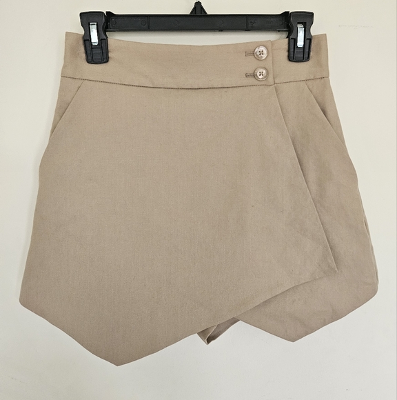 Veronica Beard Thomas Linen-Gabardine Skort - Picture 3 of 16